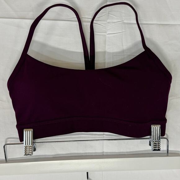 Stori Intro Sleeveless Scoop Neck Padded Sports Bra Mulberry Women's Size US 2 - Picture 2 of 3